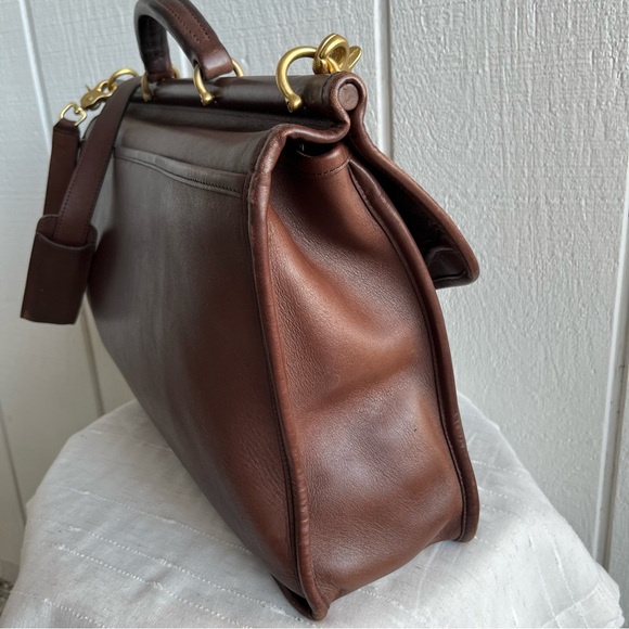 Coach Vintage Y2K Beekman Briefcase 5266 in Mahogany - Picture 8 of 12